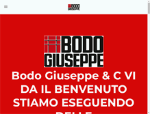 Tablet Screenshot of bodo.it